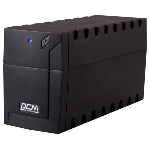 UPS Powercom RPT-1000A, Line-Interactive, 1000VA/600W, 3×Schuko, Black