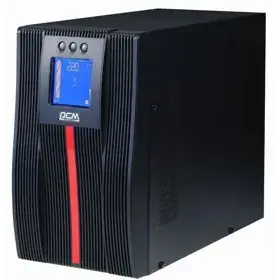 UPS Powercom MAC-1500, Online, 1500VA/1500W, USB, RS-232, LCD, Black
