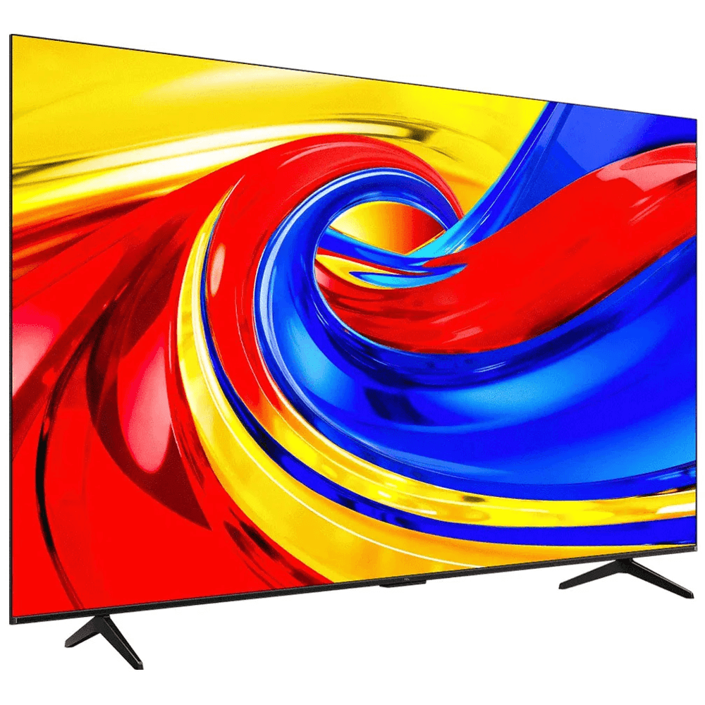 TV TCL 75T6D QLED, 75", 4K UHD, Smart TV, 120Hz, HDMI, USB, LAN, Bluetooth, WiFi, Black