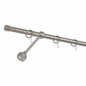 Metal Cornice Delfa СМ-2997/200/1Р, 200cm, Silver