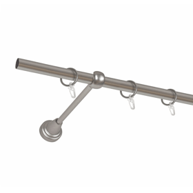 Metal Cornice Delfa СМ-2901/200/1Р, 200cm, Silver