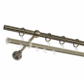 Metal Cornice Delfa СМ-2408/300/1Ш, 300cm, Gold