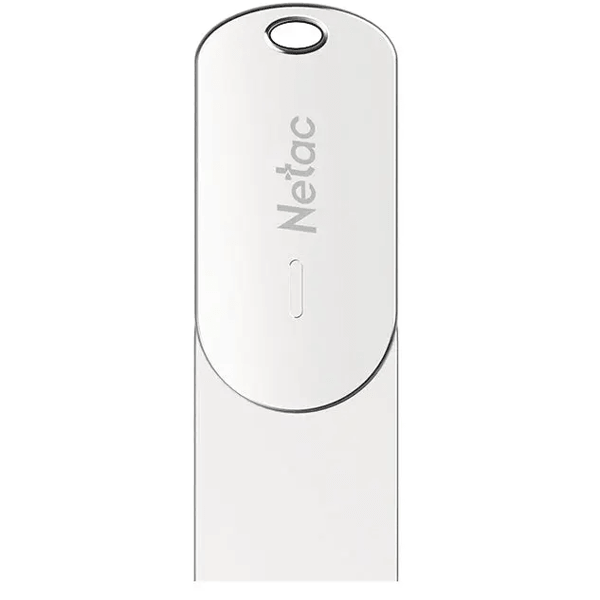 Flash Memory Netac NT03U785C-032G-32PN U785C, 32GB, USB3.2, Type-c, Flash Memory, Pearl Nickel