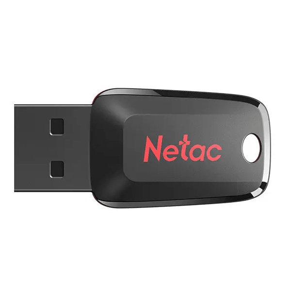 Flash Memory Netac NT03U197N-032G-20BK U197, 32GB, USB2.0, Black/Red
