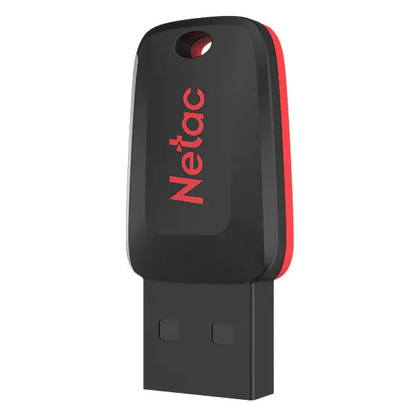 Flash Memory Netac NT03U197N-032G-20BK U197, 32GB, USB2.0, Black/Red