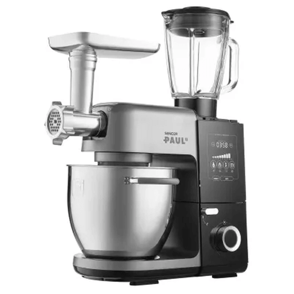 სამზარეულოს კომბაინი Sencor STM 8970 Paul 3, 1800W, 6.7L, Food Processor, Black/Silver