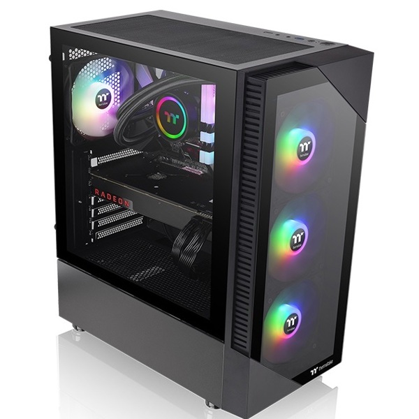 ქეისი Thermaltake CA-1X3-00M1WN-00 View 200 TG, Computer Case, MidT, Mini-ITX, Micro-ATX, ATX, 2×USB 3.0, AUDIO, Black