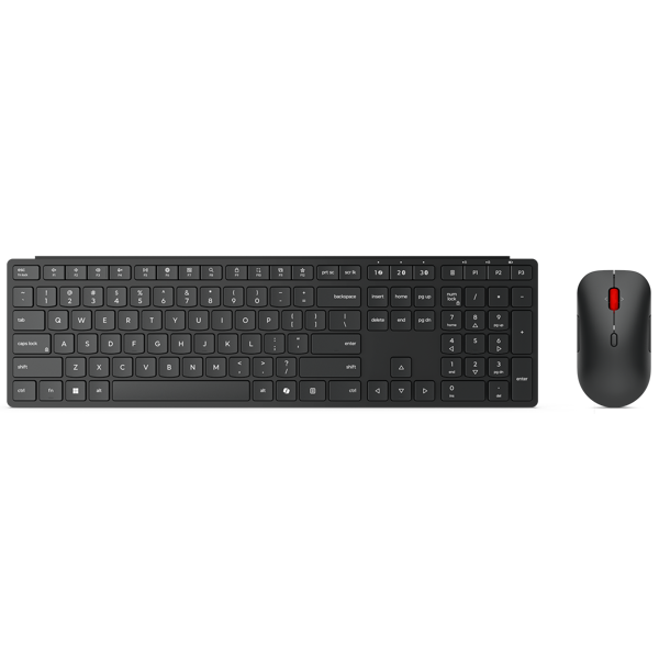 კლავიატურა+მაუსი Lenovo 4X31S04838, Wireless, Bluetooth, USB, Keyboard And Mouse, Black