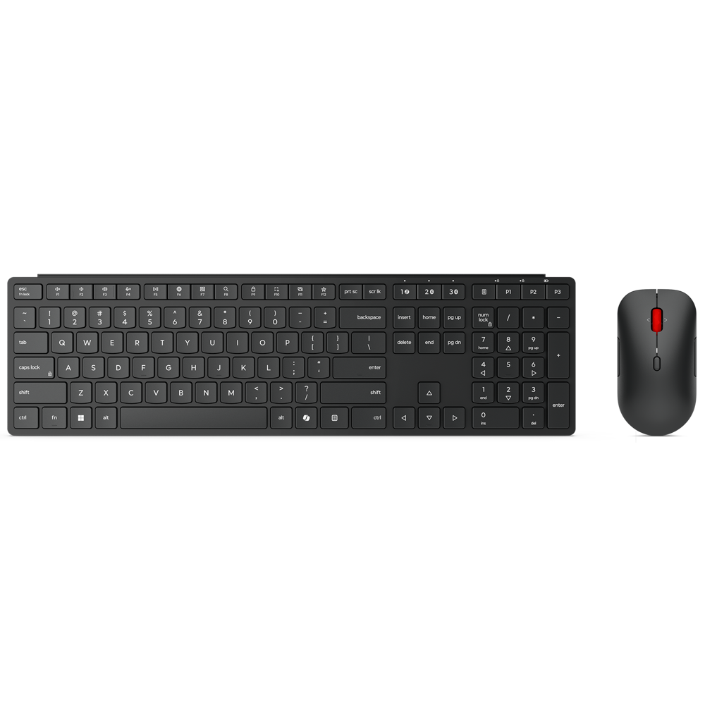 კლავიატურა+მაუსი Lenovo 4X31S04838, Wireless, Bluetooth, USB, Keyboard And Mouse, Black