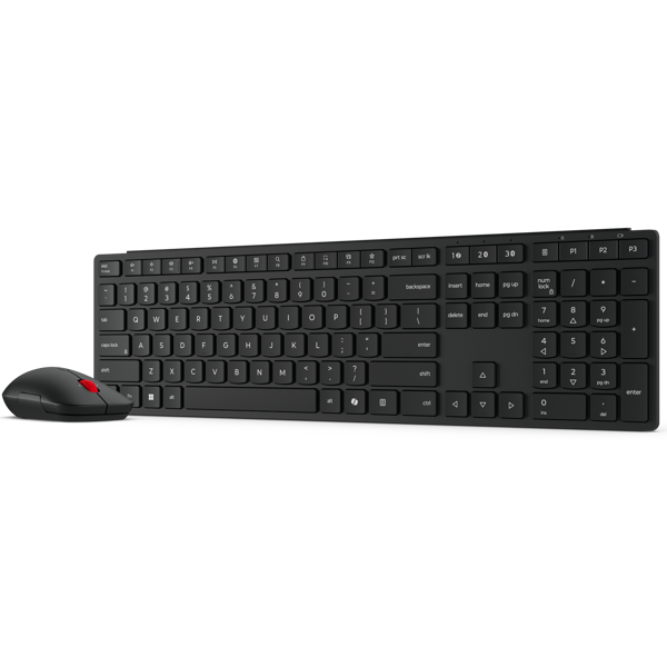 კლავიატურა+მაუსი Lenovo 4X31S04838, Wireless, Bluetooth, USB, Keyboard And Mouse, Black