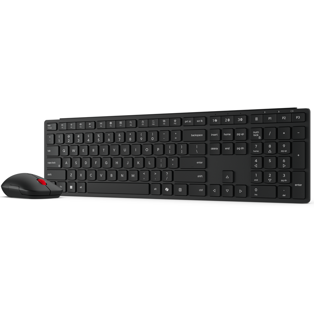 კლავიატურა+მაუსი Lenovo 4X31S04838, Wireless, Bluetooth, USB, Keyboard And Mouse, Black