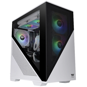 ქეისი Thermaltake CA-1S4-00S6WN-00 Divider 170 TG, Computer Case, MicroT, Micro-ATX, Mini-ITX, 2×USB 3.0, USB 2.0, Audio, White