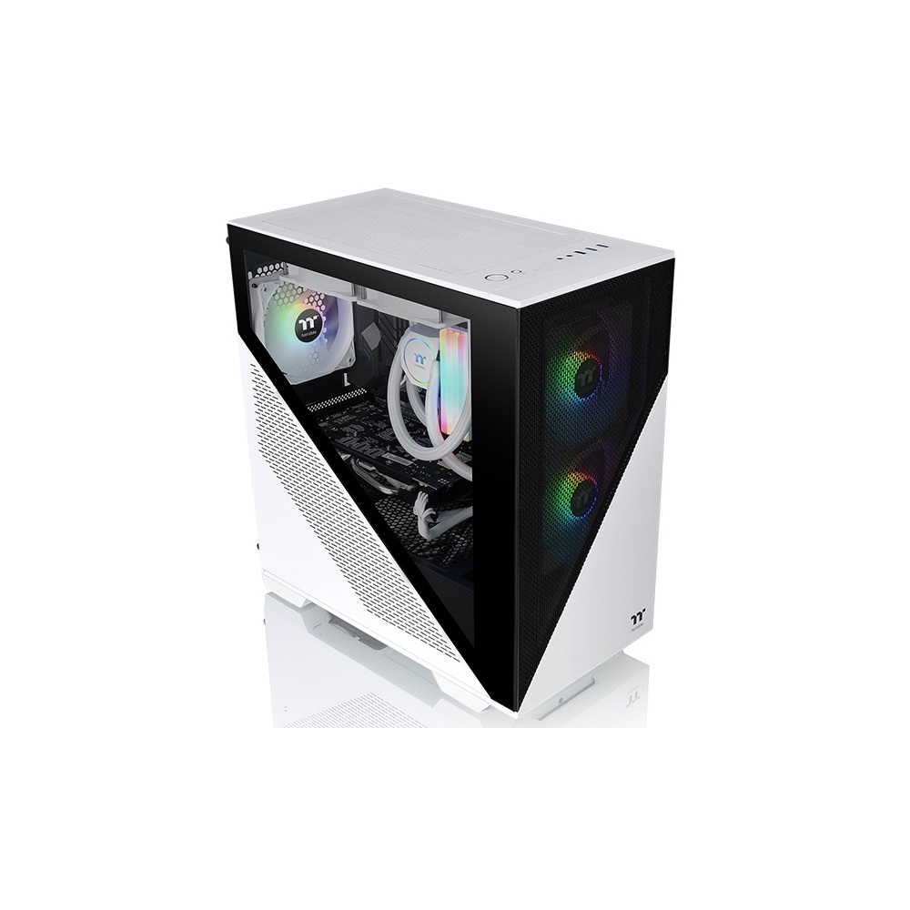 Computer Case Thermaltake CA-1S4-00S6WN-00 Divider 170 TG, MicroT, Micro-ATX, Mini-ITX, 2×USB 3.0, USB 2.0, Audio, White