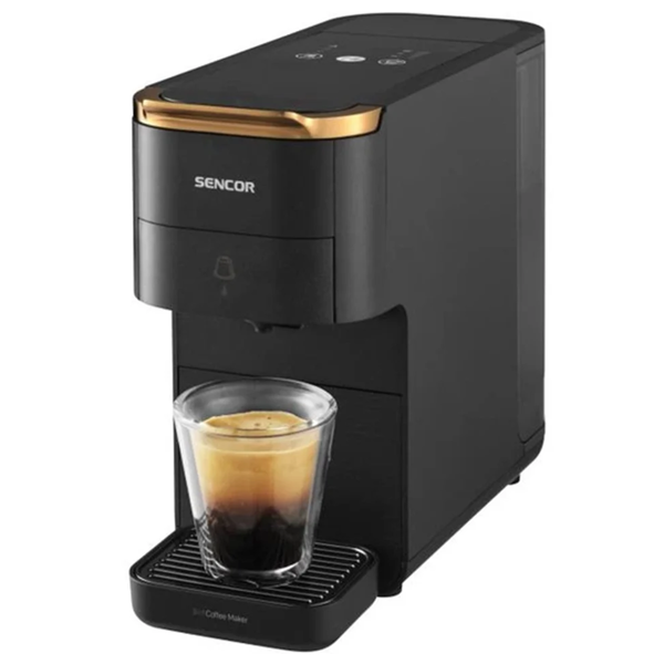 ყავის აპარატი Sencor SCC 1000BK, 1545W, 1.5L, Coffee Machine, Black