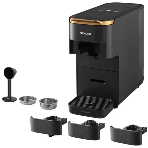 ყავის აპარატი Sencor SCC 1000BK, 1545W, 1.5L, Coffee Machine, Black