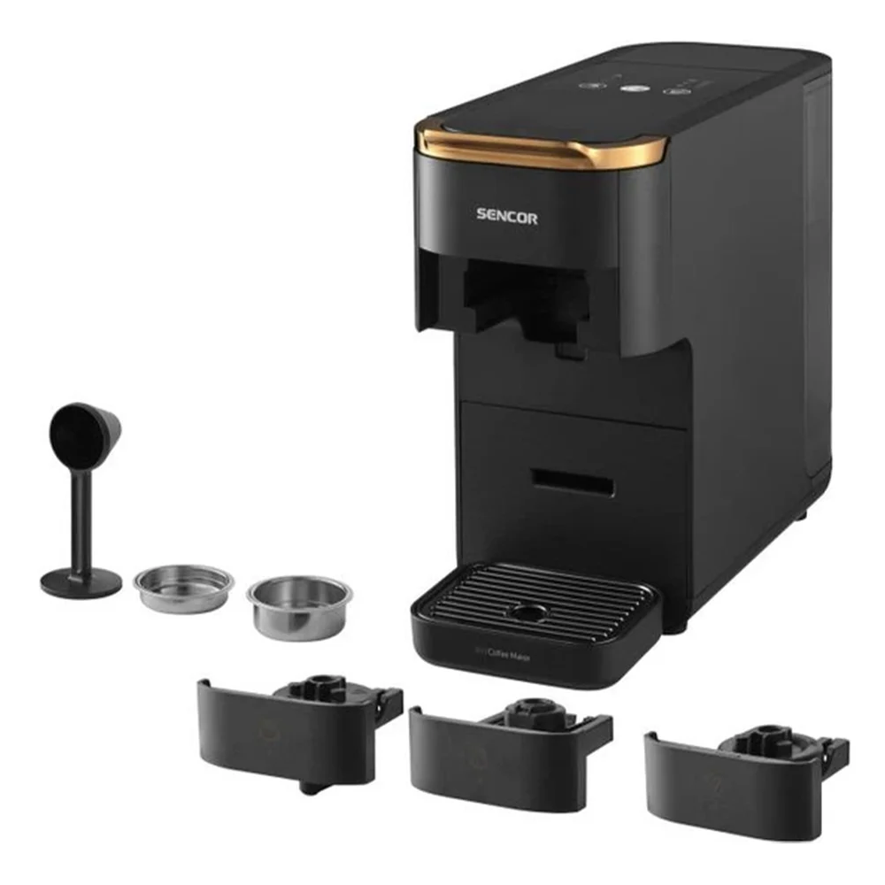 ყავის აპარატი Sencor SCC 1000BK, 1545W, 1.5L, Coffee Machine, Black