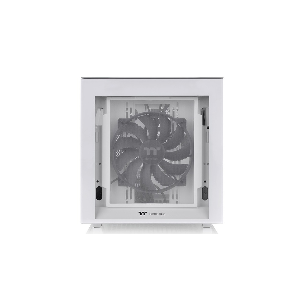 Computer Case Thermaltake CA-1V1-00S6WN-00 Divider 200 TG, MicroT, Mini-ITX, Micro-ATX, Type-C 3.2, 2xUSB 3.0, Audio, White