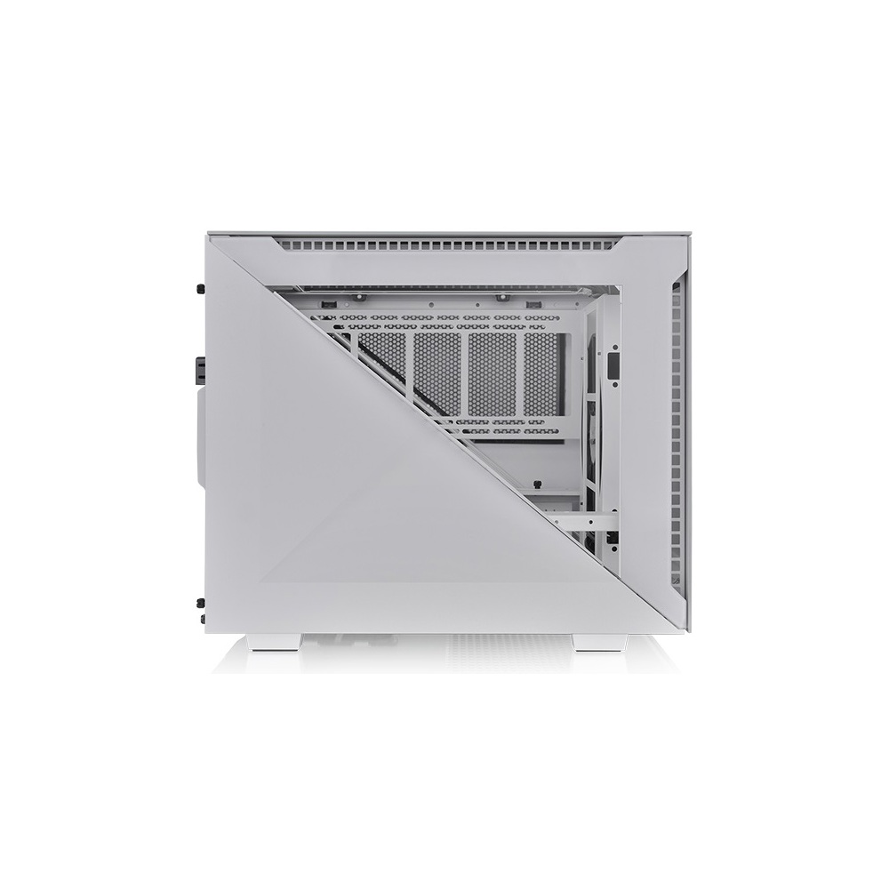 Computer Case Thermaltake CA-1V1-00S6WN-00 Divider 200 TG, MicroT, Mini-ITX, Micro-ATX, Type-C 3.2, 2xUSB 3.0, Audio, White