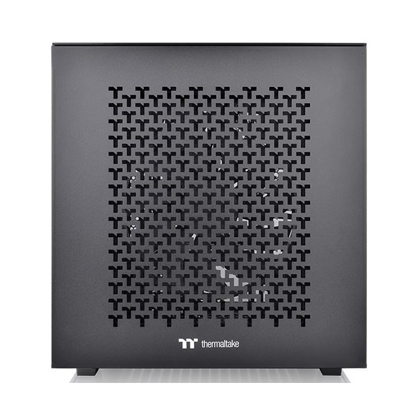 Computer Case Thermaltake CA-1V1-00S1WN-01 Divider 200 TG Air, MicroC, Mini-ITX, Micro-ATX, Type-C 3.2, 2×USB 3.0, Black