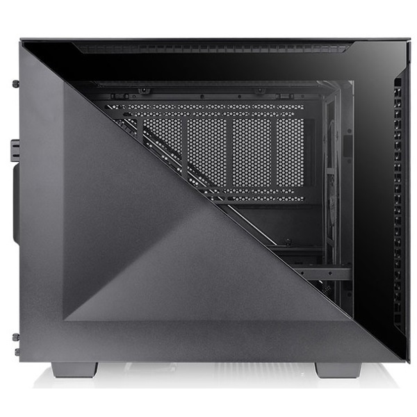 ქეისი Thermaltake CA-1V1-00S1WN-01 Divider 200 TG Air, Computer Case, MicroC, Mini-ITX, Micro-ATX, Type-C 3.2, 2×USB 3.0, Black