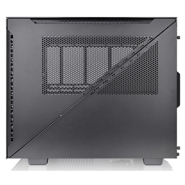 ქეისი Thermaltake CA-1V1-00S1WN-01 Divider 200 TG Air, Computer Case, MicroC, Mini-ITX, Micro-ATX, Type-C 3.2, 2×USB 3.0, Black