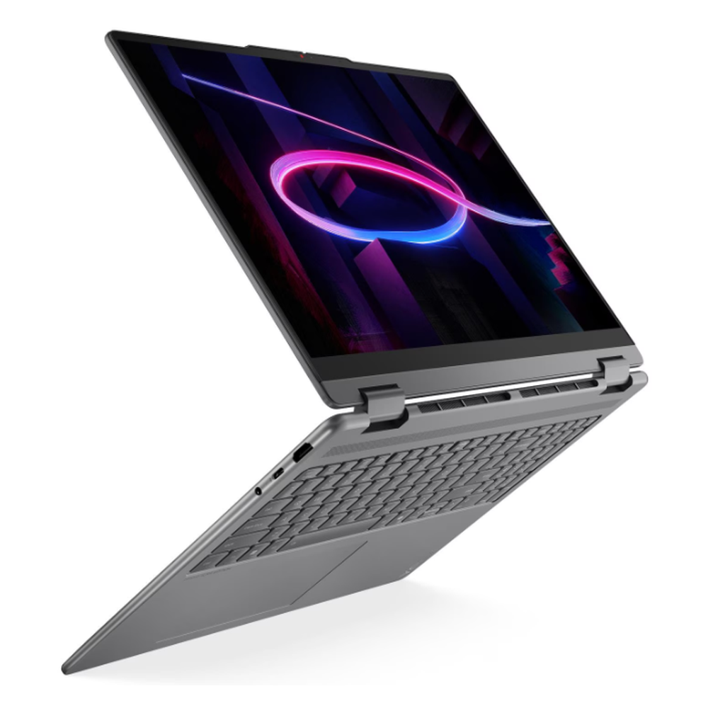 ნოუთბუქი Lenovo 83TE0043RK Yoga 7 2-in-1 Aura Edition, 16'', Ultra 5-325, 16GB, 512GB SSD, Integrated, W11H, Grey