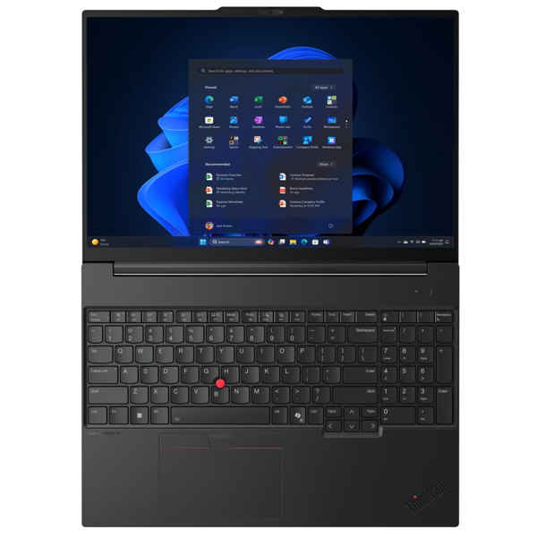 ნოუთბუქი Lenovo 21SR004TGX ThinkPad E16 Gen 3, 16", Ultra 7-255H, 32GB, 1TB SSD, Integrated, Black