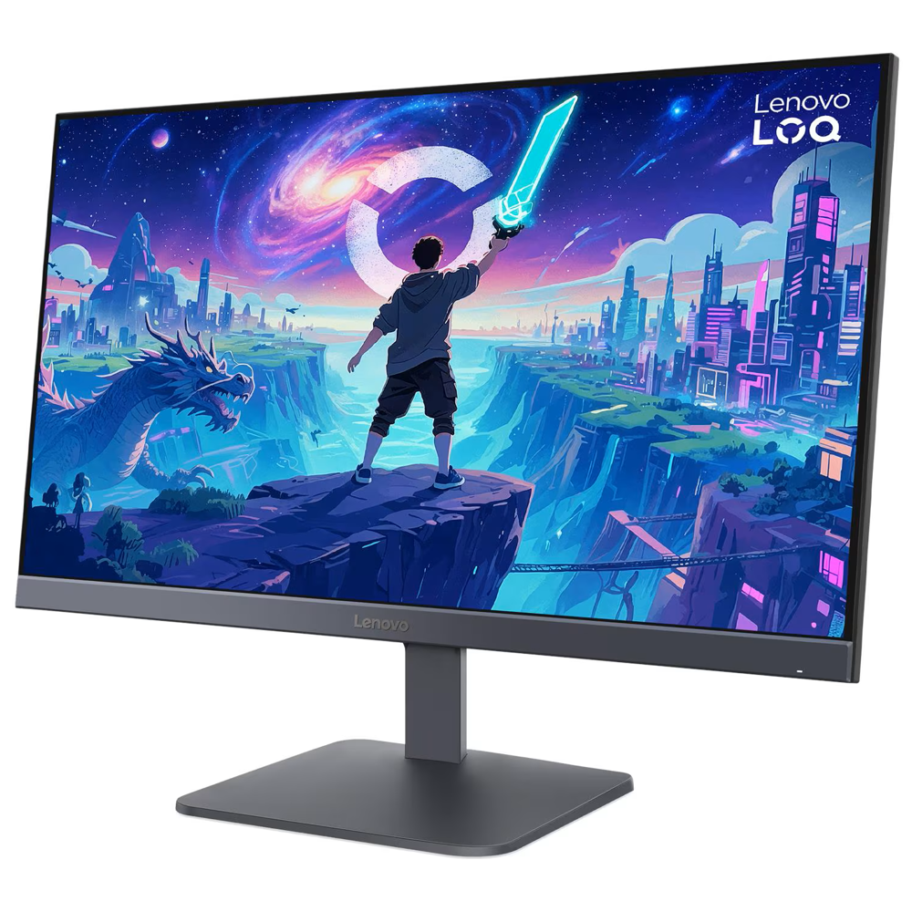 Monitor Lenovo 68F1GACBEU LOQ 24-10, 23.8", FHD, IPS, HDMI, DP, Grey
