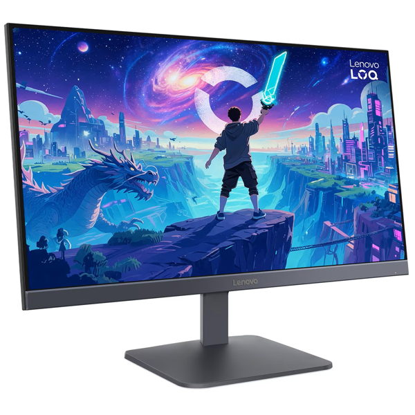Monitor Lenovo 68F1GACBEU LOQ 24-10, 23.8", FHD, IPS, HDMI, DP, Grey