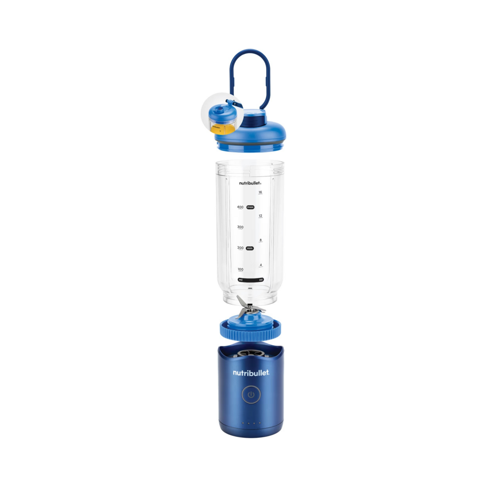 Blender NutriBullet NBP013BL FLEX PORT, 100W, 0.4L, Blue