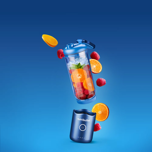 Blender NutriBullet NBP013BL FLEX PORT, 100W, 0.4L, Blue