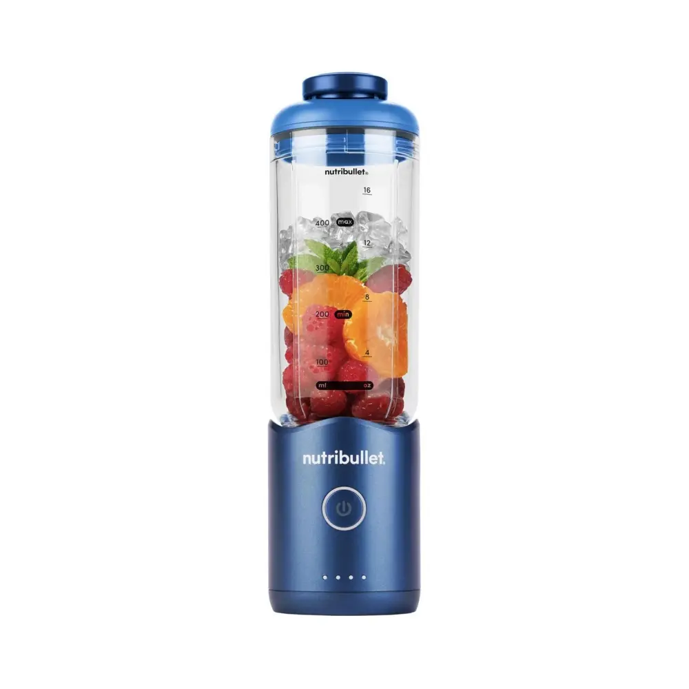 Blender NutriBullet NBP013BL FLEX PORT, 100W, 0.4L, Blue