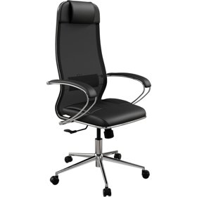 საოფისე სავარძელი ErgoLife 476.16.1.403 Set 5, Office Chair, Black