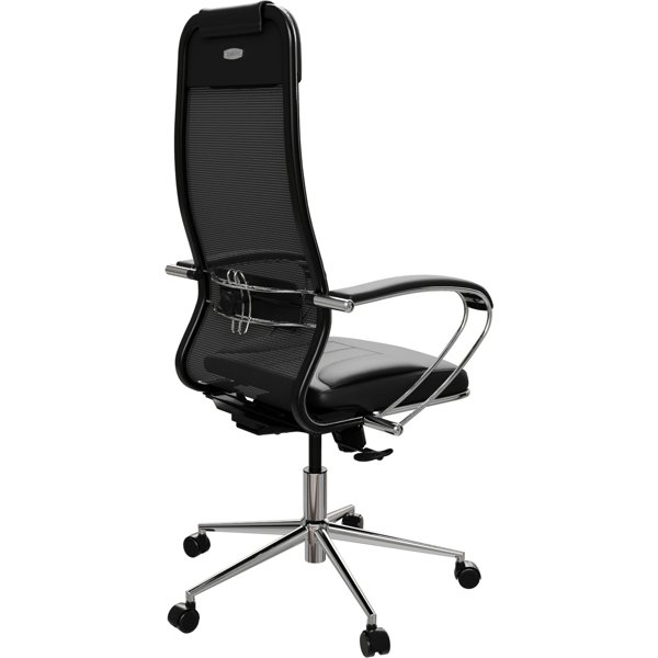 საოფისე სავარძელი ErgoLife 476.16.1.403 Set 5, Office Chair, Black