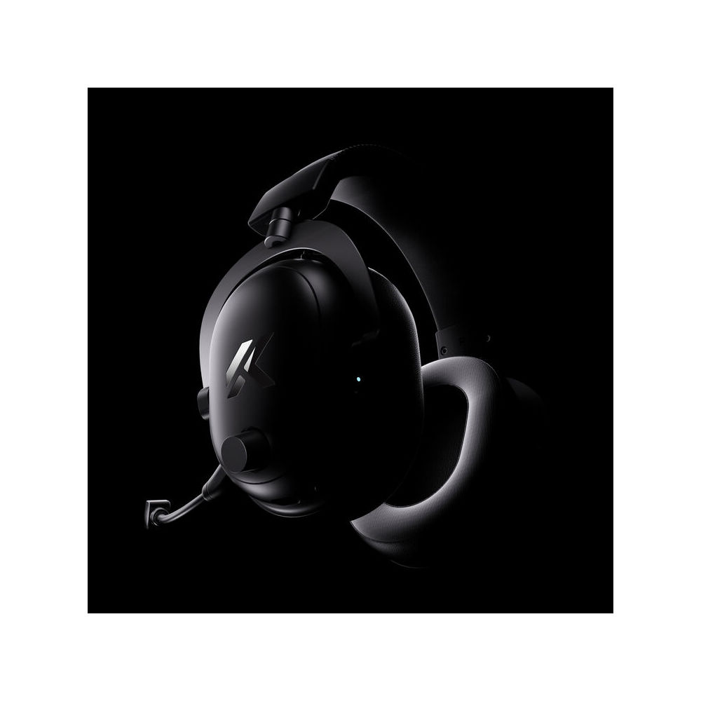 ყურსასმენი Mchose HW-V9-14 V9Turbo, Gaming Headset, Wireless, USB, Bluetooth, Type-C, Steel Black