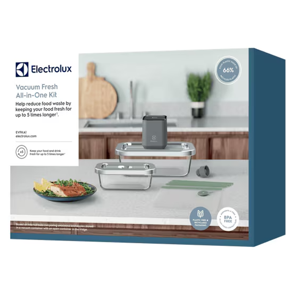 ვაკუუმის აპარატი Electrolux EVFKA1, Vacuum Fresh All-in-One Kit, Grey
