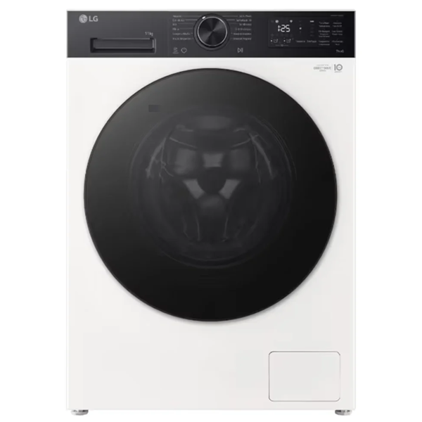 Washing Machine LG F4X5VYPY8.AGWQME3, 9Kg, 1400Rpm, White