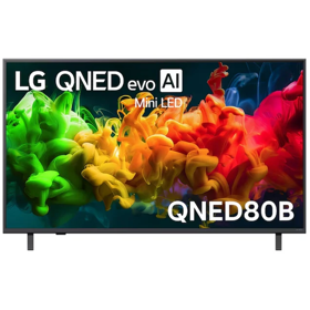 TV LG 55QNED80B6B.AMCN QNED, 55", 4K UHD, Smart TV, 60Hz, USB, HDMI, LAN, BT, WIFI, Black