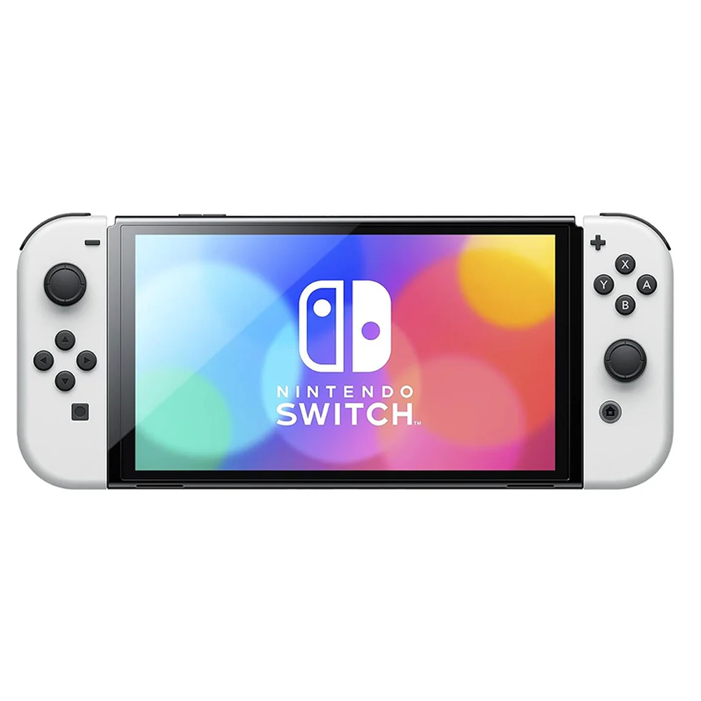 Portable Gaming Console Nintendo HEG-001 Switch OLED, 7", NVIDIA Custom Tegra, 4GB, 64GB, Integrated, Black/White