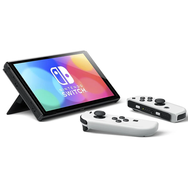 Portable Gaming Console Nintendo HEG-001 Switch OLED, 7", NVIDIA Custom Tegra, 4GB, 64GB, Integrated, Black/White