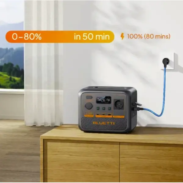 Portable Power Station Bluetti AC50P, 700W, Type-C, USB-A, Black