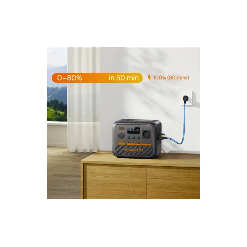 Portable Power Station Bluetti AC50P, 700W, Type-C, USB-A, Black