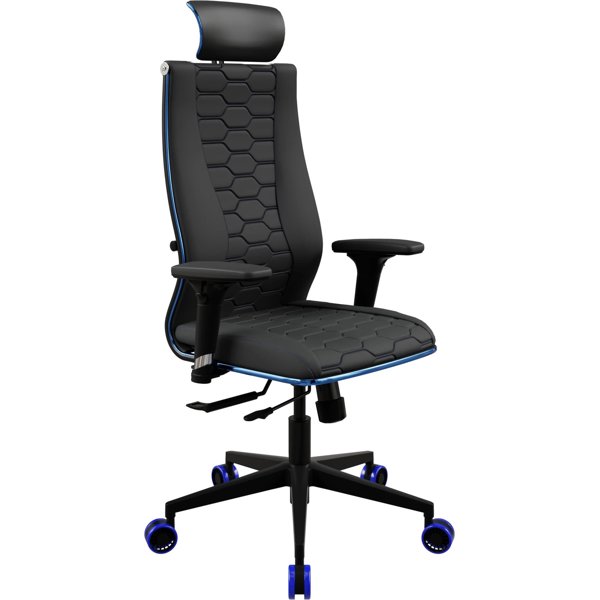 გეიმერული სავარძელი ErgoLife 4F9.D.37.30D SynchroSit 10, Gaming Chair, Black