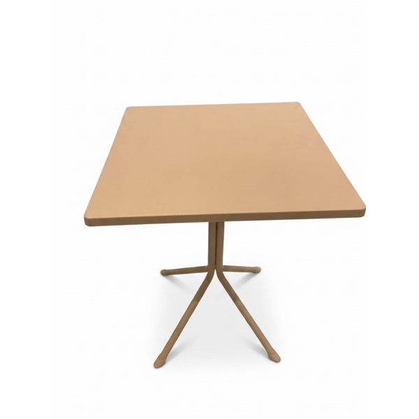 Garden table beige 60x60x75 cm