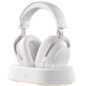 Gaming Headset Mchose HW-V9-11 V9Turbo, Wireless, USB, Bluetooth, Type-C, Icy White