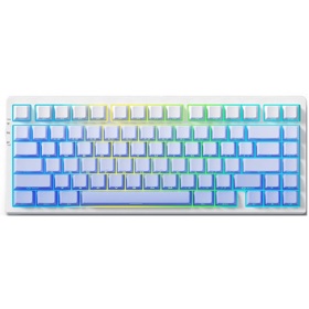 Mechanical Gaming Keyboard Mchose G75-14A G75 Pro, Matcha Latte, USB, Bluetooth, RGB, Glacier Gradient