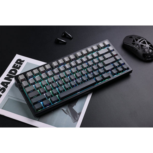 Mechanical Gaming Keyboard Mchose G75-13A G75 Pro, Matcha Latte, USB, Bluetooth, RGB, Black