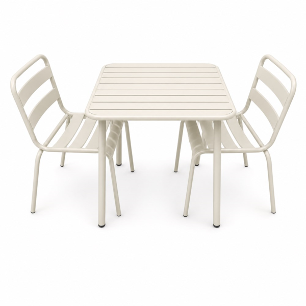 Garden furniture set table 70x70x75.2 cm chair 55x56x83 cm