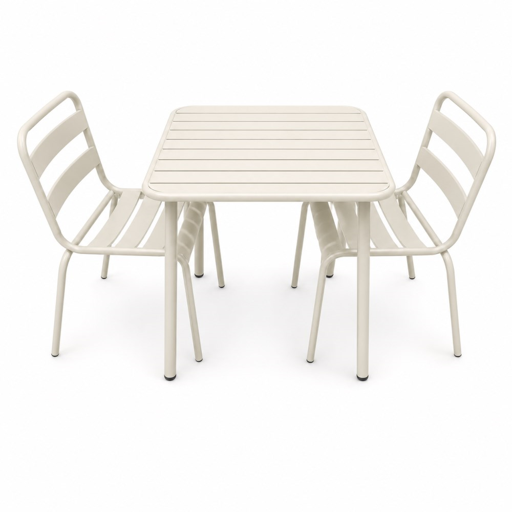 Garden furniture set table 70x70x75.2 cm chair 55x56x83 cm
