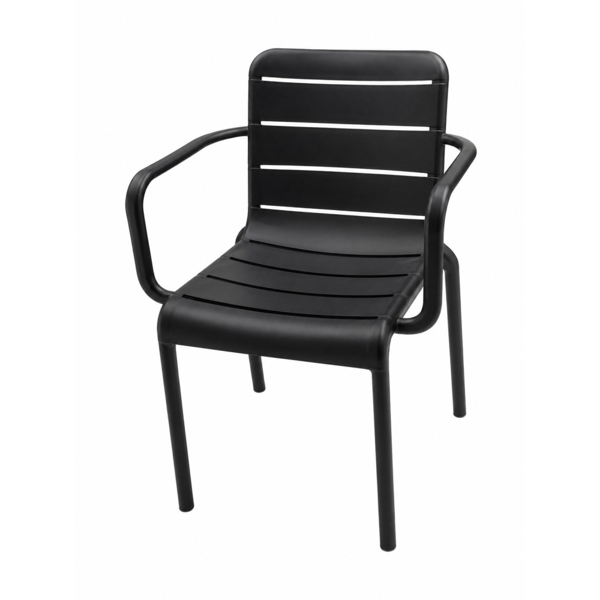 Garden chair black 58x59x79 cm